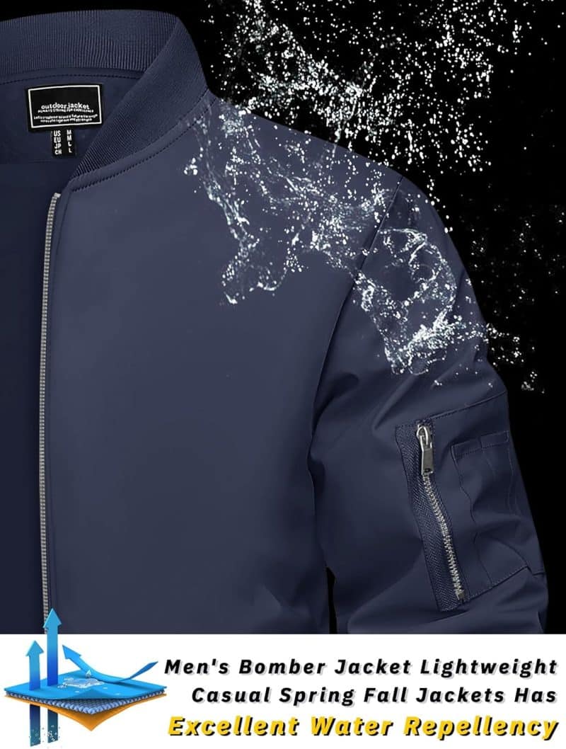 TACVASEN Men's Bomber Jacket - Image 80