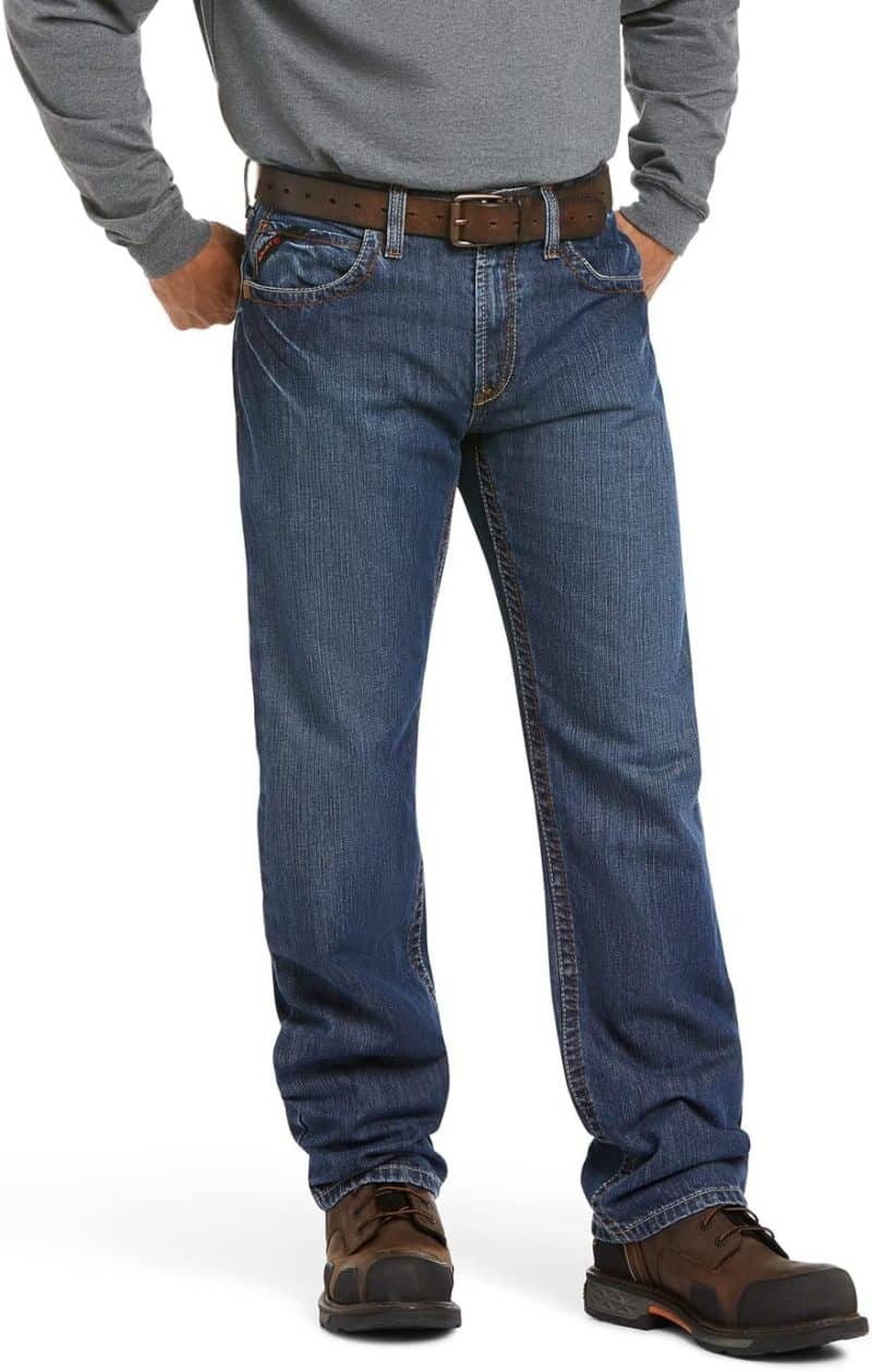 Ariat Men's FR M3 Loose Basic Stackable Straight Leg Jean - Image 3