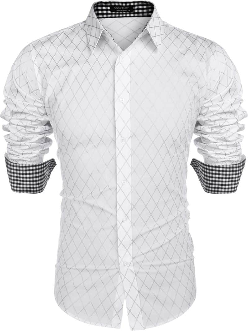 COOFANDY Men's Long Sleeve Dress Shirt - Image 30