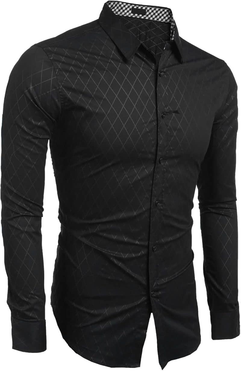 COOFANDY Men's Long Sleeve Dress Shirt - Image 49