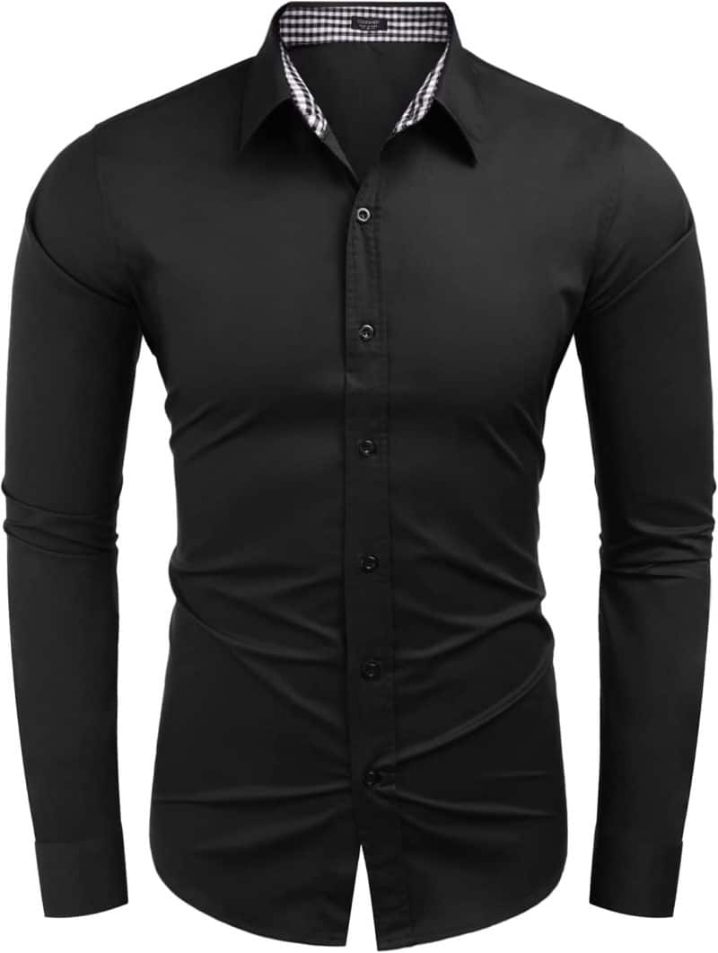 COOFANDY Men's Long Sleeve Dress Shirt - Image 55