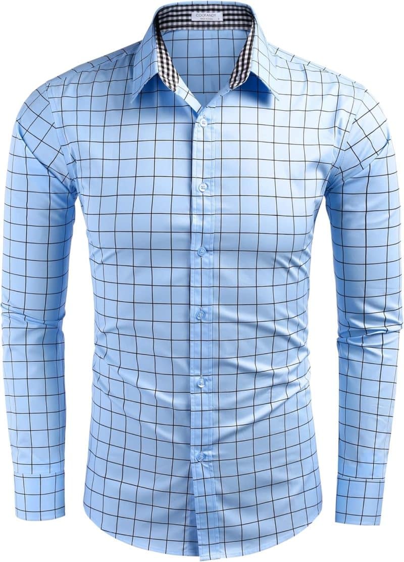 COOFANDY Men's Long Sleeve Dress Shirt - Image 71