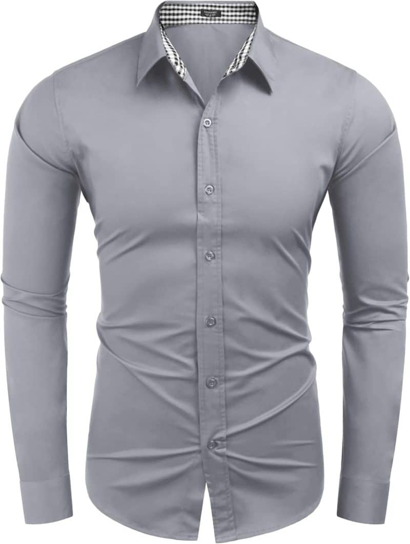 COOFANDY Men's Long Sleeve Dress Shirt - Image 78