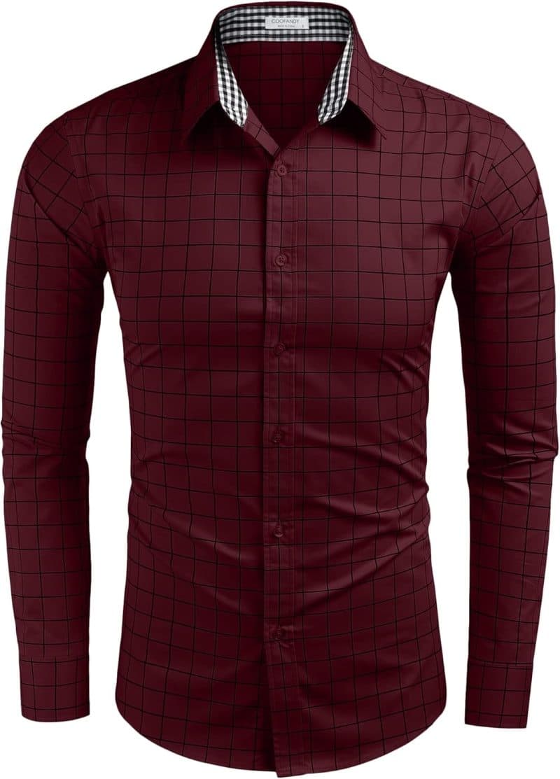 COOFANDY Men's Long Sleeve Dress Shirt - Image 95