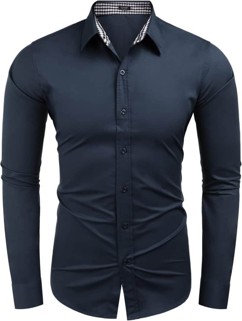 COOFANDY Men's Long Sleeve Dress Shirt - Image 114