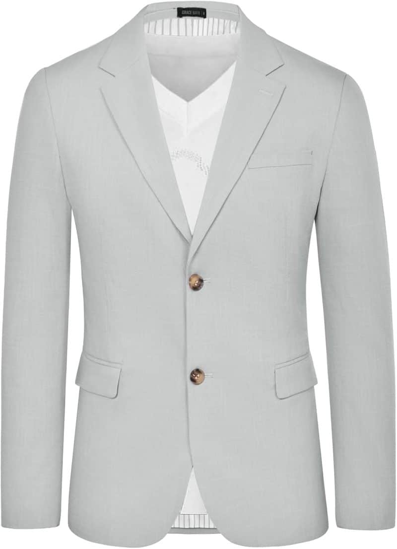 GRACE KARIN Men's Casual Suit Jacket - Image 32