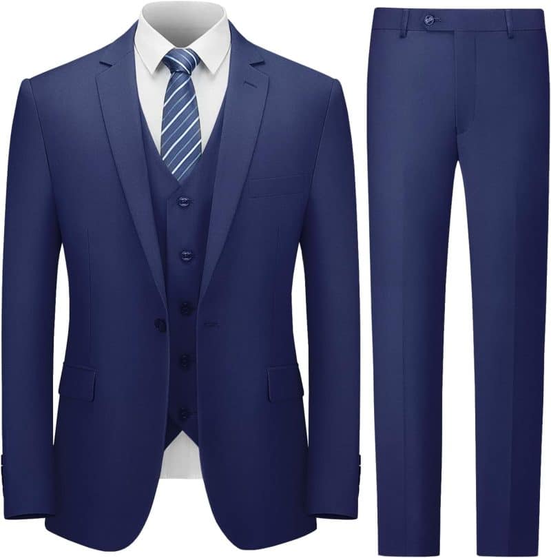 Cooper & Nelson Slim Fit 3 Piece Suit for Men - Image 33