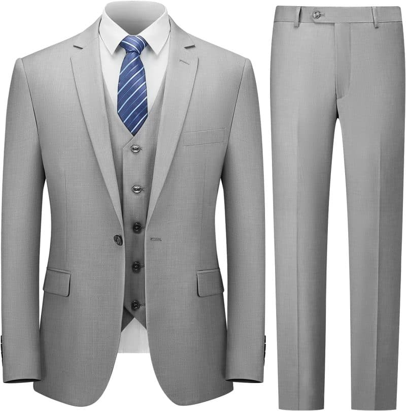 Cooper & Nelson Slim Fit 3 Piece Suit for Men - Image 38