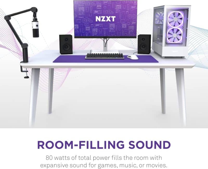 NZXT Relay PC Gaming Desktop Speakers - Image 3