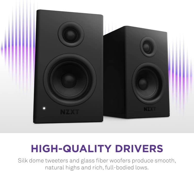 NZXT Relay PC Gaming Desktop Speakers - Image 4