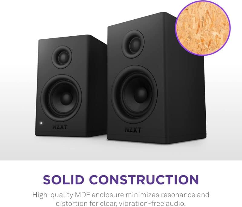 NZXT Relay PC Gaming Desktop Speakers - Image 6