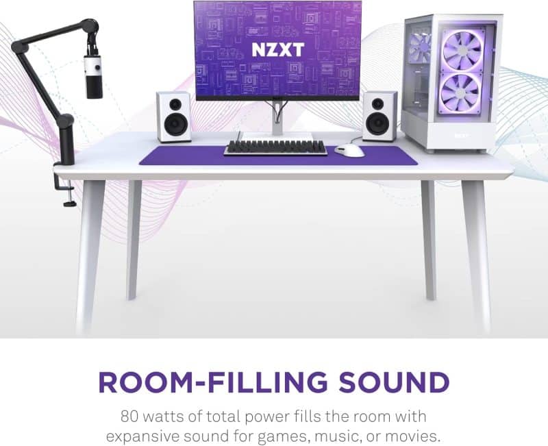 NZXT Relay PC Gaming Desktop Speakers - Image 25