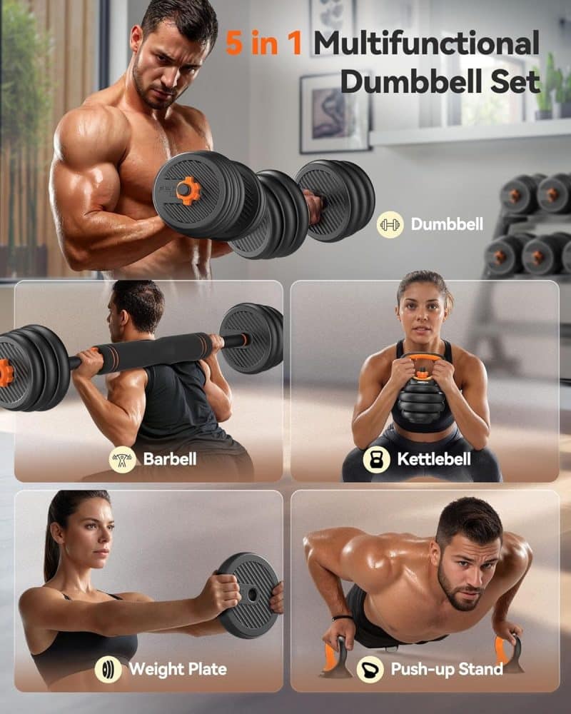 FEIERDUN Adjustable Dumbbells - Image 2