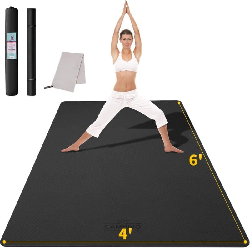 CAMBIVO Large Yoga Mat