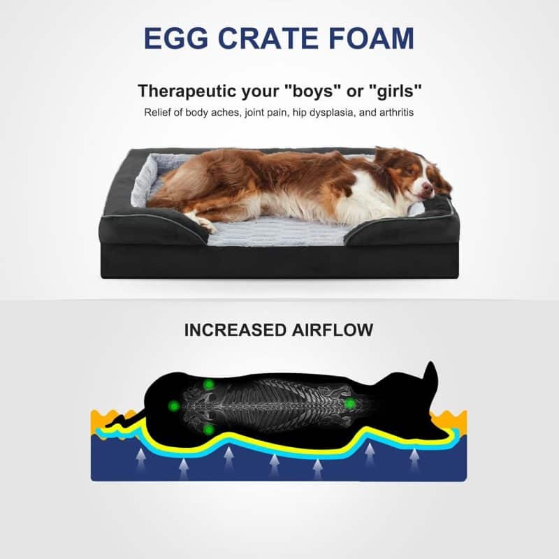 FURTIME Orthopedic Dog Bed for Extra Large Dogs - Image 28