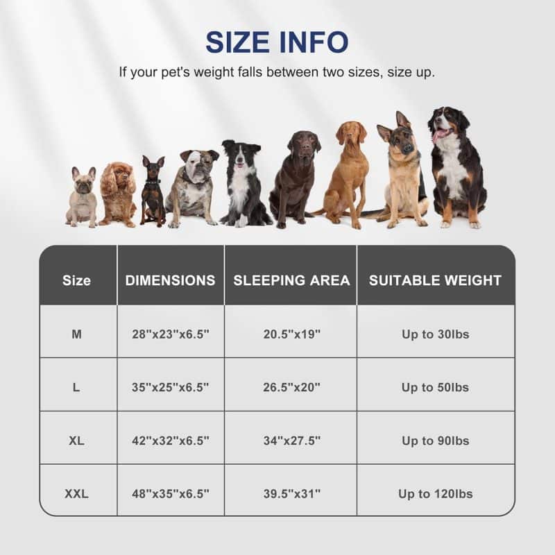 FURTIME Orthopedic Dog Bed for Extra Large Dogs - Image 30