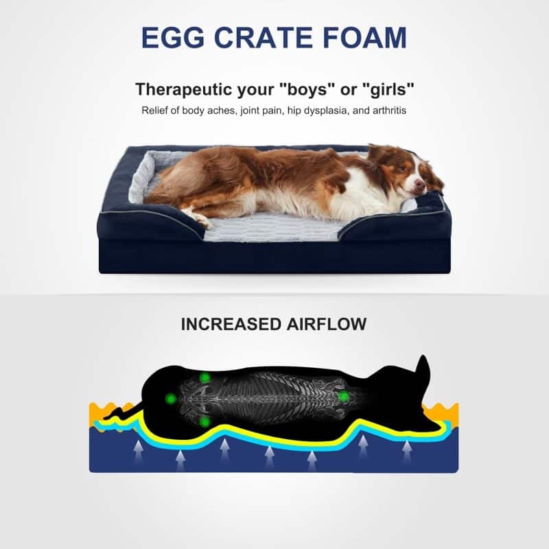 FURTIME Orthopedic Dog Bed for Extra Large Dogs - Image 36