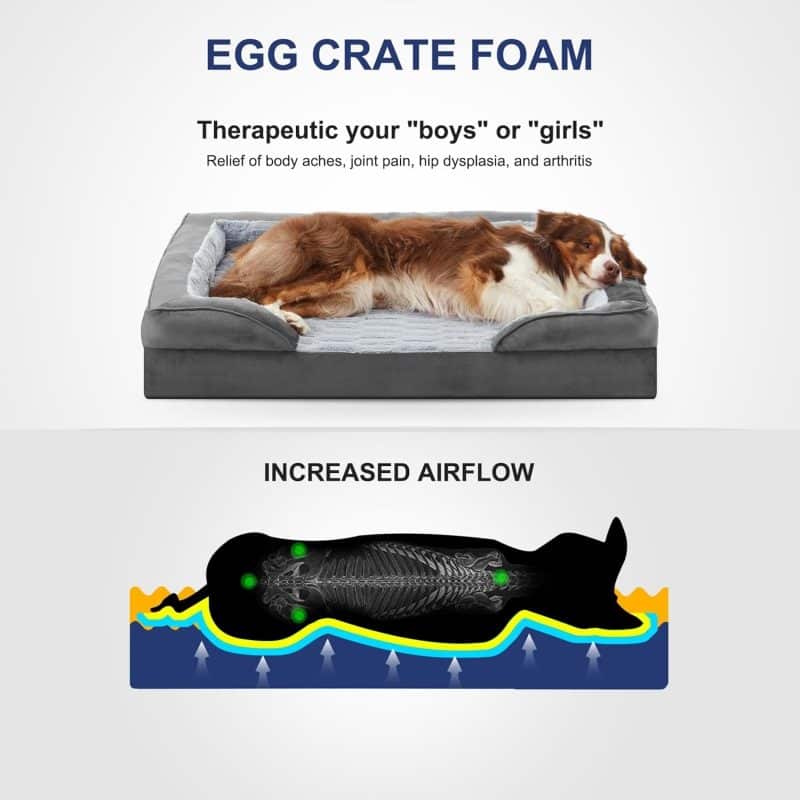 FURTIME Orthopedic Dog Bed for Extra Large Dogs - Image 52