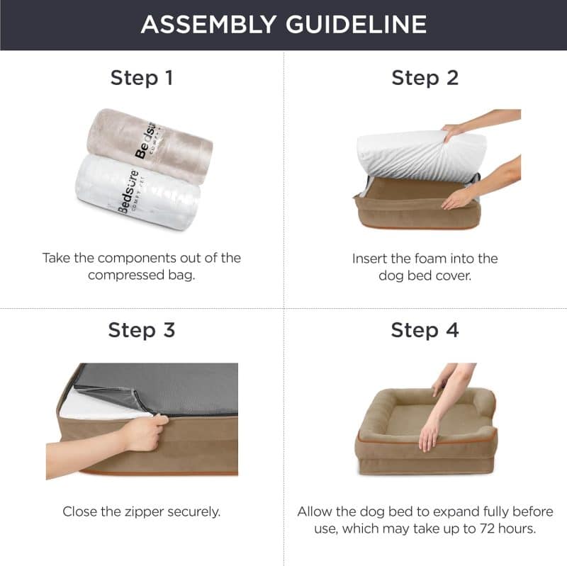 Bedsure Orthopedic Dog Bed - Image 165