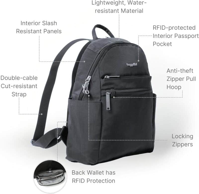 baggallini Securtex® Travel Anti-theft Backpack - Image 14