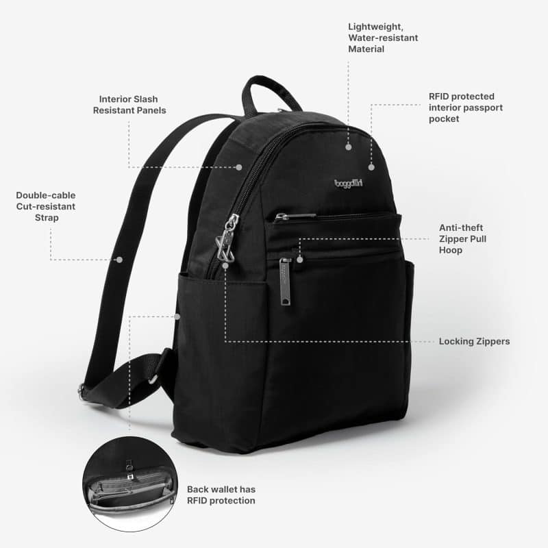 baggallini Securtex® Travel Anti-theft Backpack - Image 27