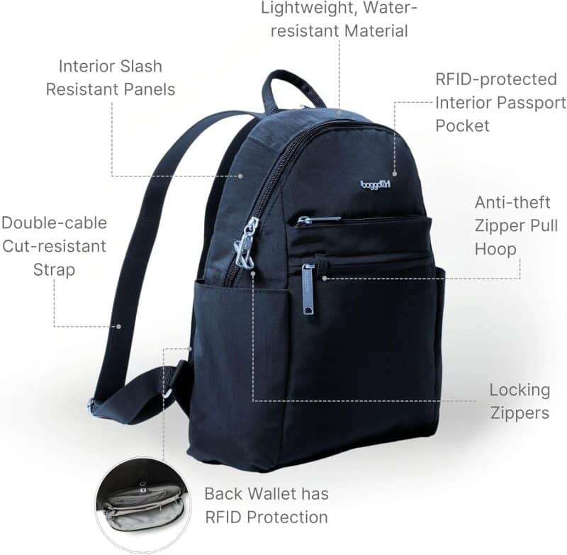 baggallini Securtex® Travel Anti-theft Backpack - Image 48