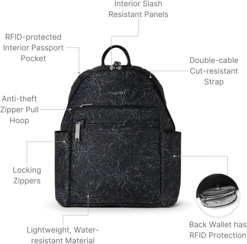 baggallini Securtex® Travel Anti-theft Backpack - Image 53