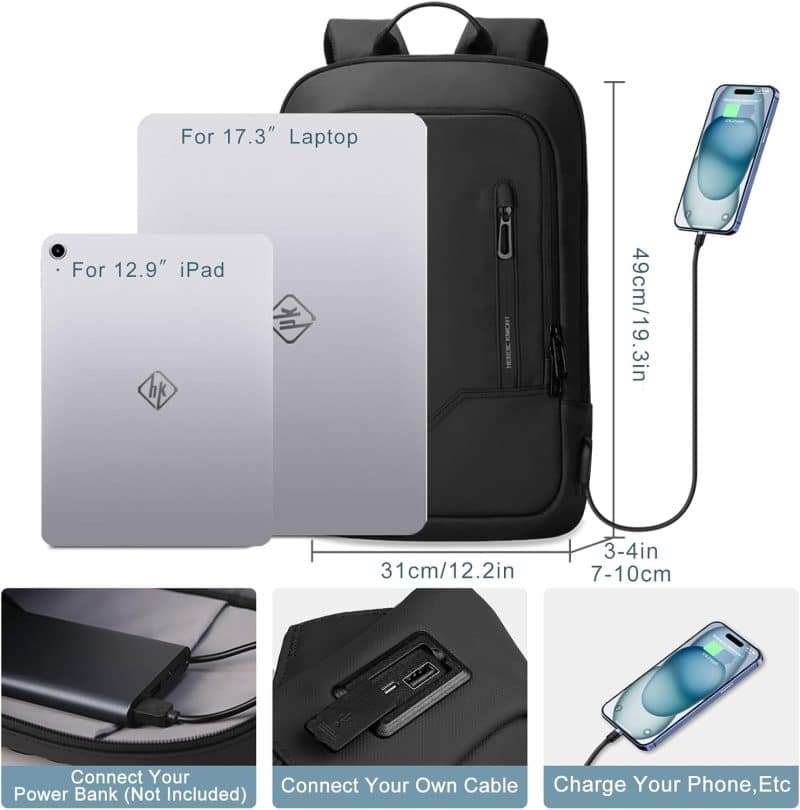 hk Laptop Backpack - Image 3