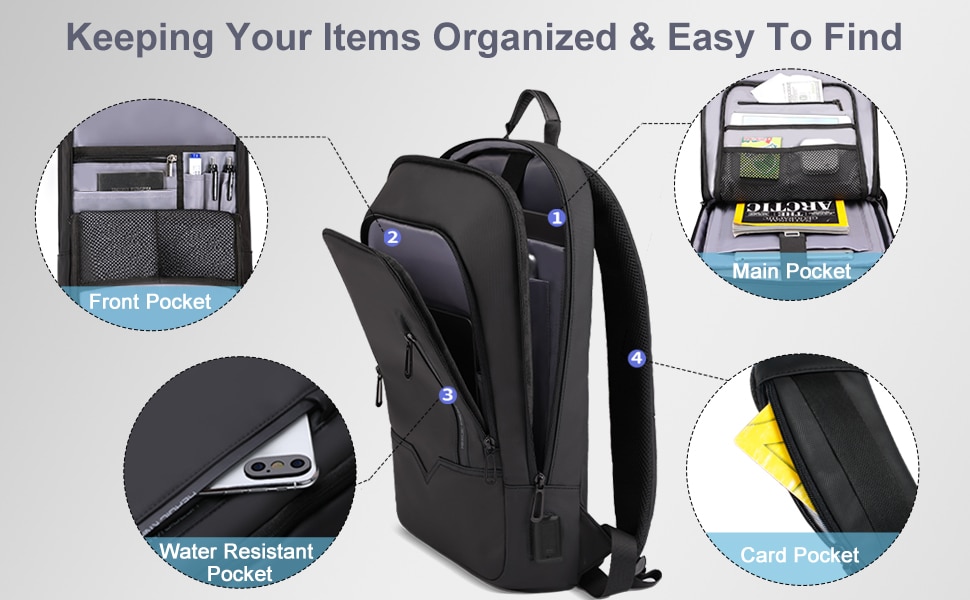 laptop backpack with compartment