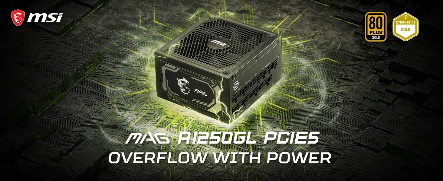 MAG A1250GL PCIE5 Power Supply 