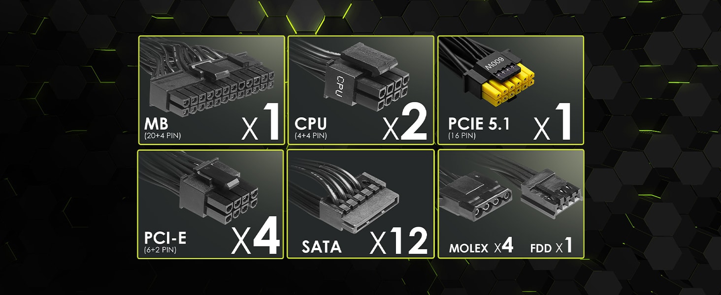 MAG A1250GL PCIE5 Power Supply 