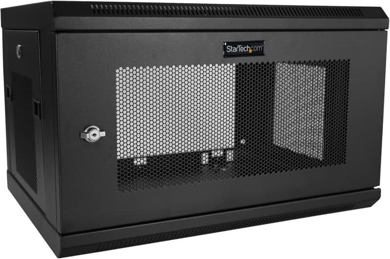 StarTech.com 4-Post 12U Cabinet w/ 1U Shelf - Image 2