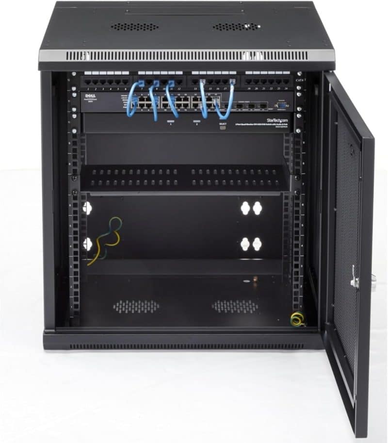 StarTech.com 4-Post 12U Cabinet w/ 1U Shelf - Image 13