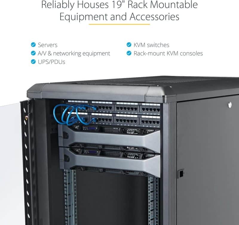 StarTech.com 4-Post Server Rack Cabinet - Image 6