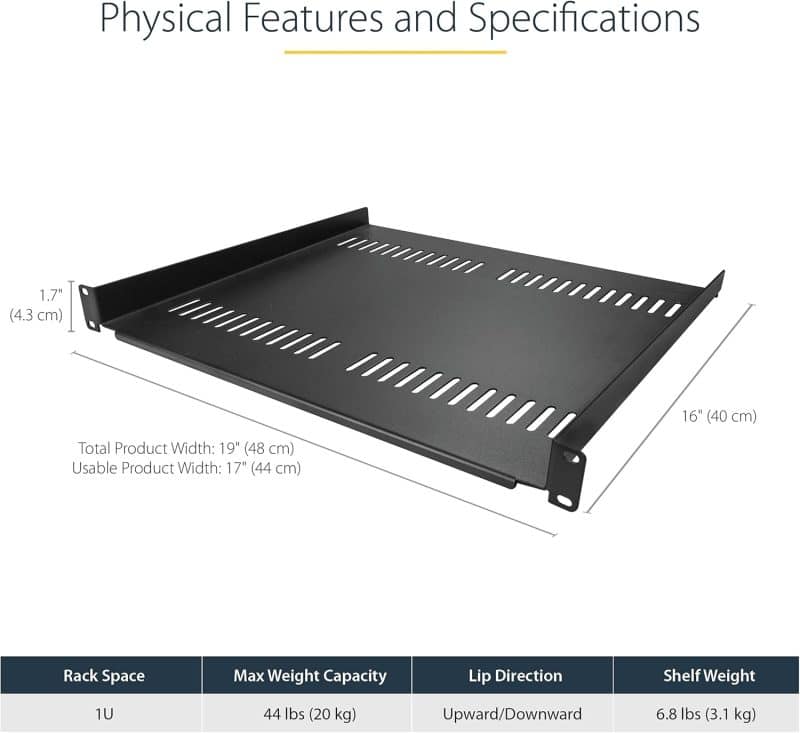 StarTech.com 4-Post Server Rack Cabinet - Image 13