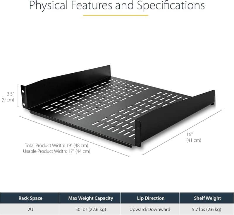 StarTech.com 4-Post Server Rack Cabinet - Image 46