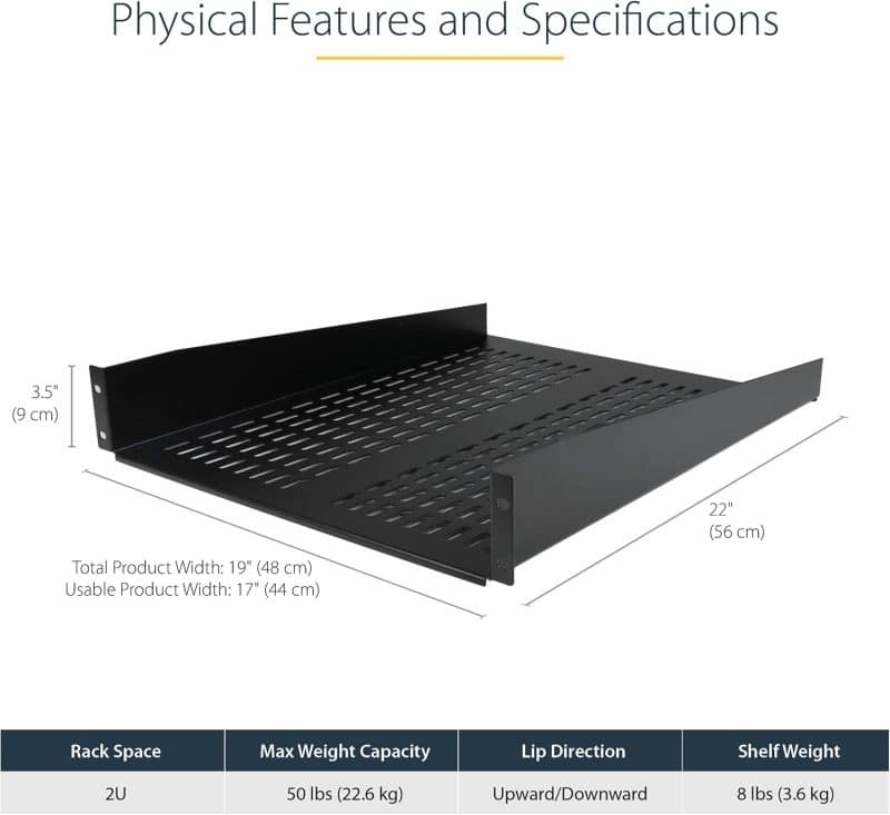 StarTech.com 4-Post Server Rack Cabinet - Image 49