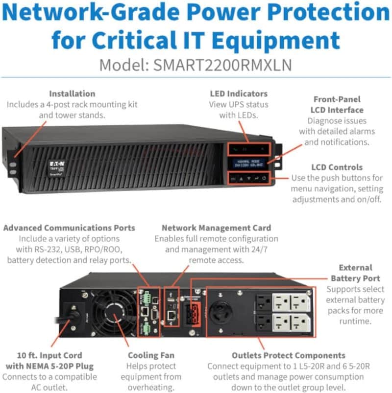 Tripp Lite SmartPro Line-Interactive Sine Wave UPS - Image 14