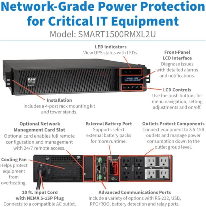 Tripp Lite SmartPro Line-Interactive Sine Wave UPS - Image 25