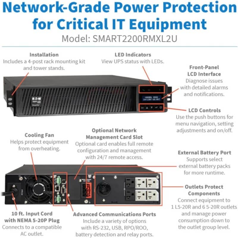 Tripp Lite SmartPro Line-Interactive Sine Wave UPS - Image 29