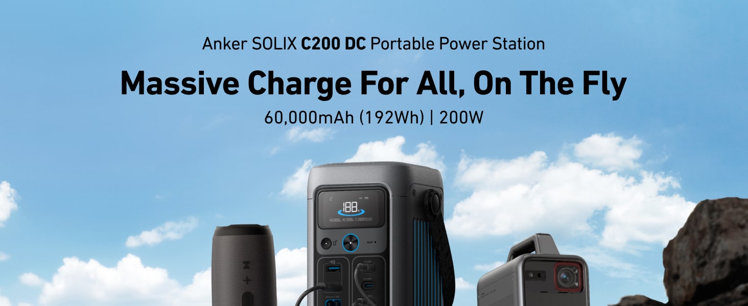 Anker SOLIX C200 DC Portable Power Station