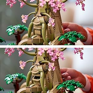 Each version of the Deku Tree has posable facial features.