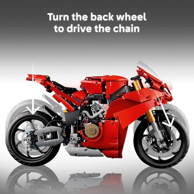 LEGO Technic Ducati Panigale V4 S Motorcycle (42202) - Image 5