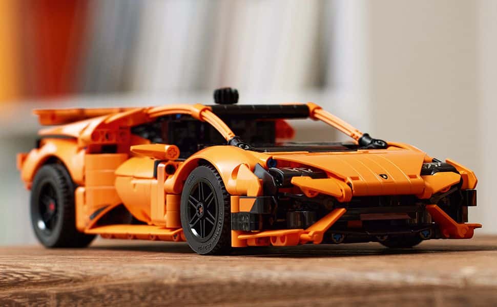 Give this car gift to a child who loves Lamborghini super sports cars and cool building toys.