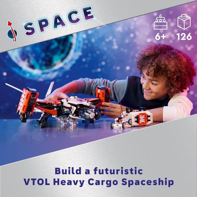 LEGO Technic VTOL Heavy Cargo Spaceship LT81 (42181) - Image 2