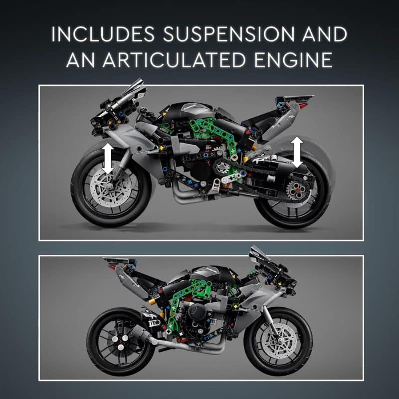 LEGO Technic Kawasaki Ninja H2R Motorcycle (42170) - Image 3