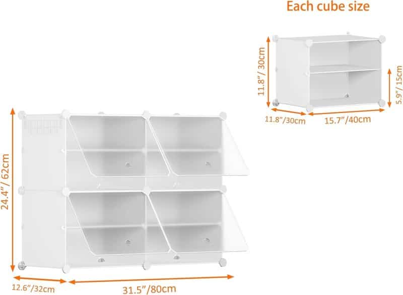 HOMIDEC Shoe Organizer for Closet - Image 11