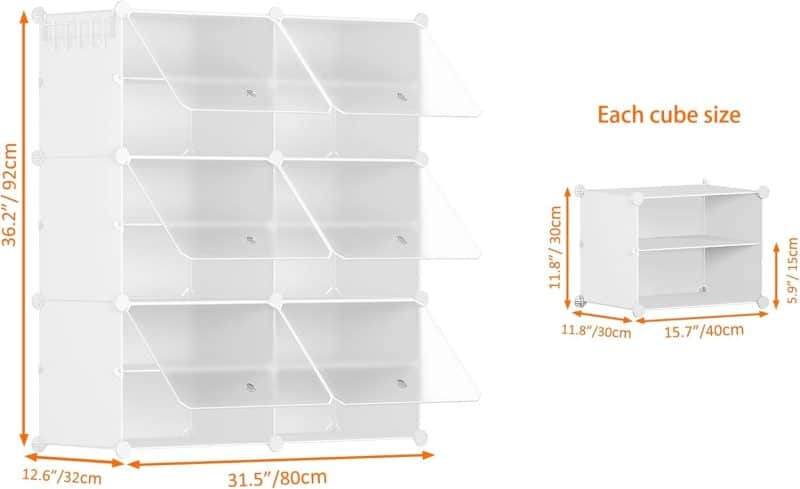 HOMIDEC Shoe Organizer for Closet - Image 19