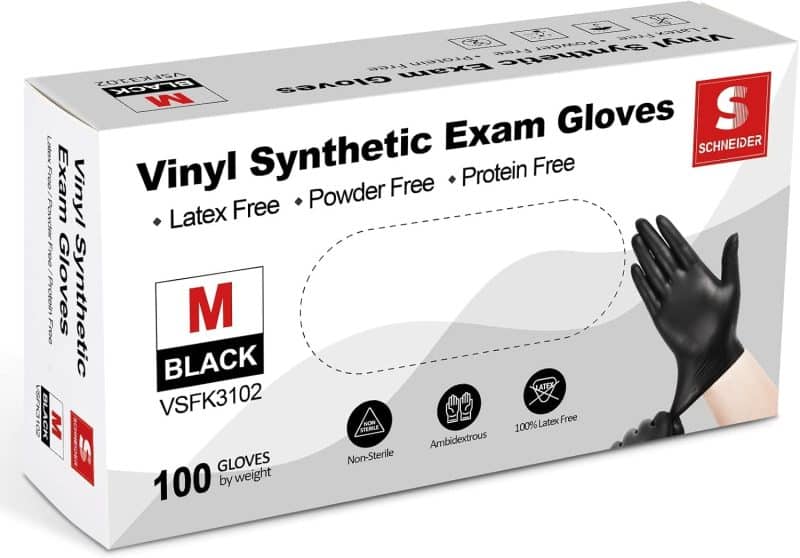 Schneider Vinyl Synthetic Exam Gloves - Image 2