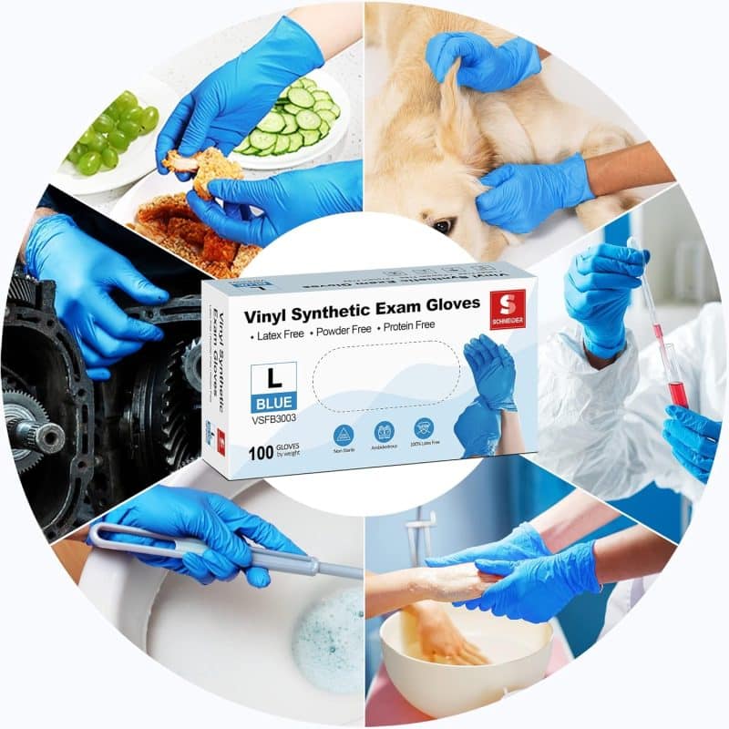 Schneider Vinyl Synthetic Exam Gloves - Image 15